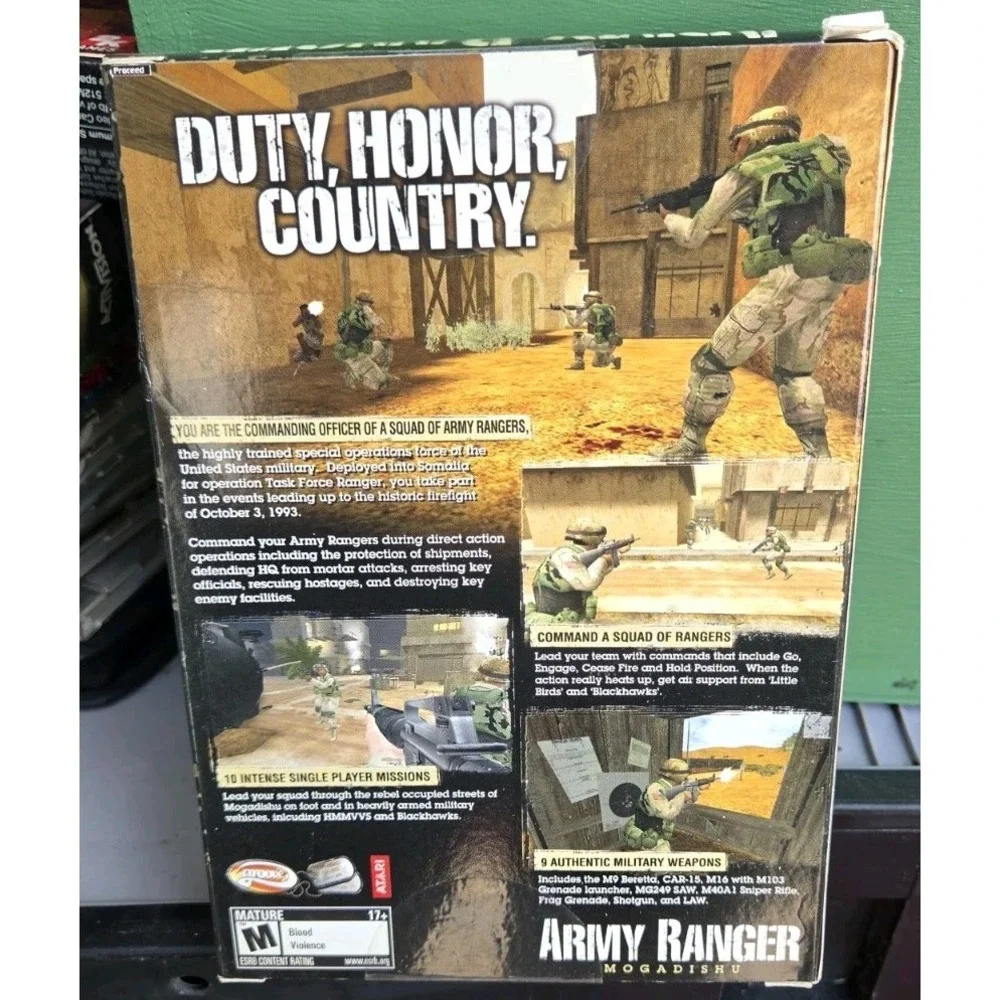 PC Game Army Ranger MOGADISHU CD-ROM SEALED NEW